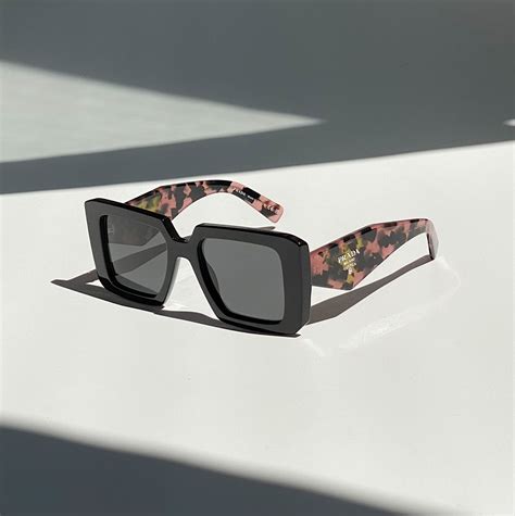 Prada SPR23Y Square Sunglasses 